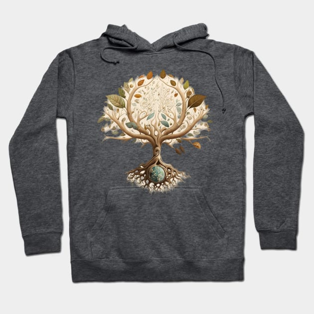 Tree of Life - Designs for a Green Future Hoodie by Greenbubble